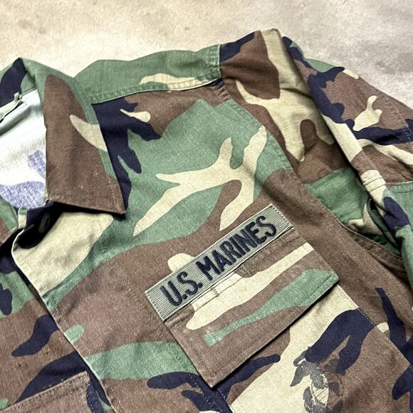 US Marines Camo Jacket Mens S Combat Iraq War 2006 - Picture 3 of 9